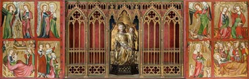 St presse altenberger altar fotomontage