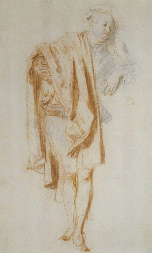 St presse watteau stehende maennliche figurnicolas vleughels um1718-19 0