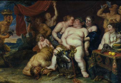  Baccanale, ambito fiammingo, XVII sec. Collezione Itas - Castello del Buonconsiglio