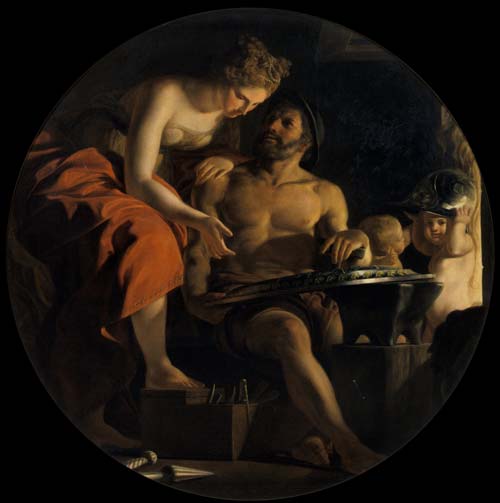 Bernardino nocchi-venere nella fucina di vulcano xviiisec.
