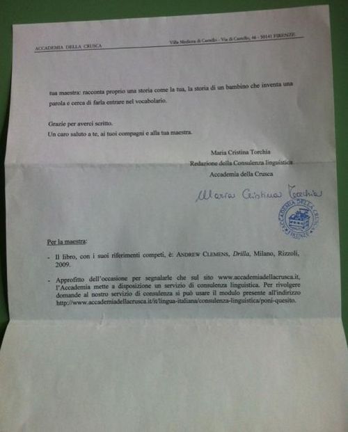 Pagina2 lettera crusca a matteo