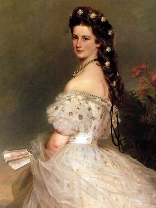 5franz xavier winterhalter-l imperatrice elisabetta d austria in abito da ballo 1865