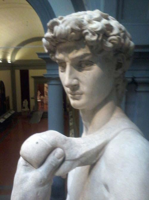 2occhi negli occhi con il david