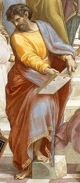 3 raffaello sanzio scuola di atene affresco 1509-1511 vaticano-particolare-parmenide