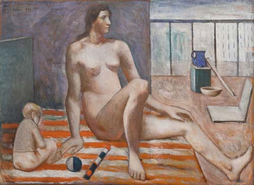 1 carlo carra madre e figlio 1934 fondaziona carima macerata