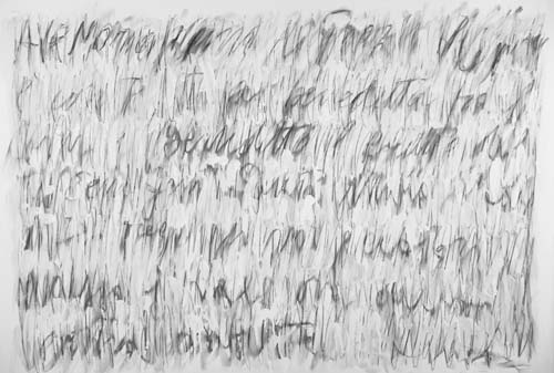 Carlo Pizzichini, Ave Maria, grafite e tempera su tela, cm 70x100, 2014