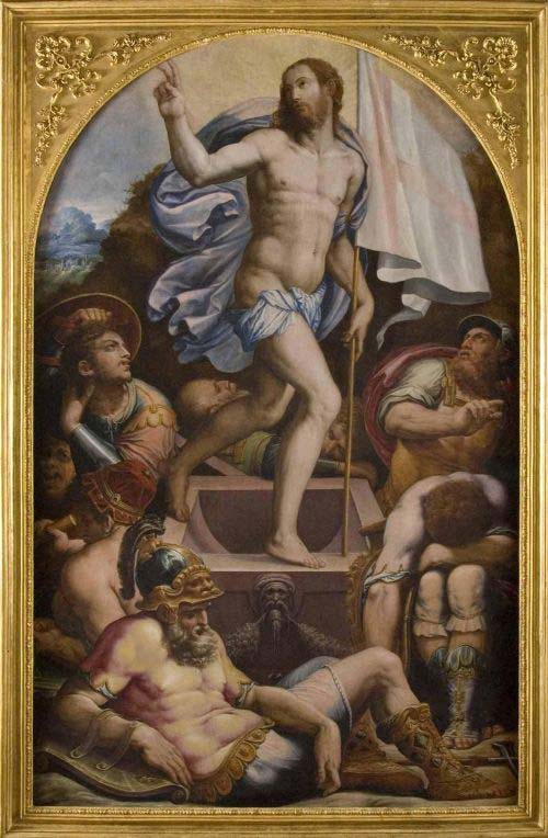 Giorgio Vasari (1511-1574) Resurrezione dipinto su tavola, Siena, Pinacoteca Nazionale (dalla coll. Bellanti, poi Ospedale di Santa Maria della Scala)