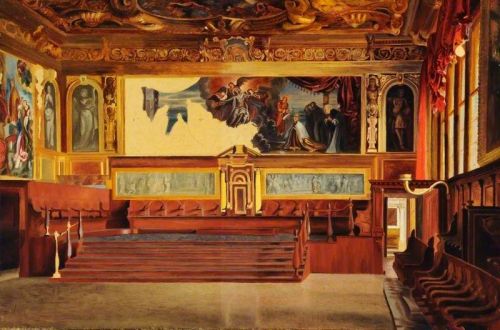 John wharlton vurney interno sala senato museo di sheffield