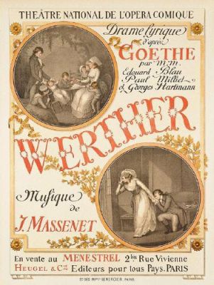 Locandina disegnata da Eugène Grasset per la prima rappresentazione in Francia (Parigi, 16 gennaio 1893)