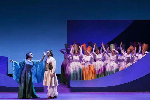 Carmela Remigio (Miranda), Piero Pretti (Altidòr) e il Coro del Teatro Regio