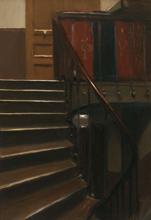 2 edward hopper stairway at 48 rue de lille paris 1906