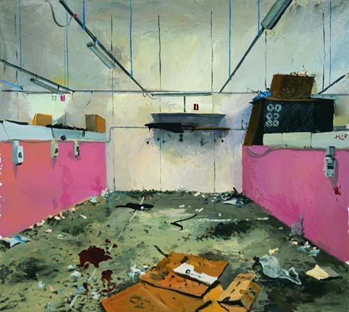 Chinatown 2, 2015, olio su tela 180x 200 cm, courtesy the artist and Massimo De Carlo, Milano/London/Hong Kong