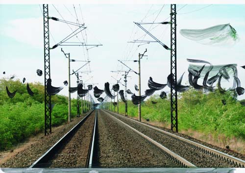  Photo paintings, courtesy Liu Xiaodong studio