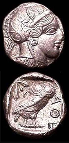 4 il tetradramma moneta del valore di quattro dracme