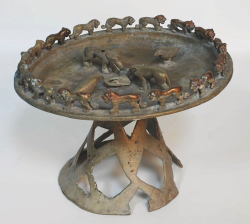 4 kazakhstan piatto bronzo almaty museo centrale di stato