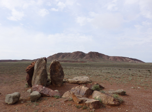 7 kazakhstan focolare di segnalazione nella steppa kazaka-foto donata brugioni