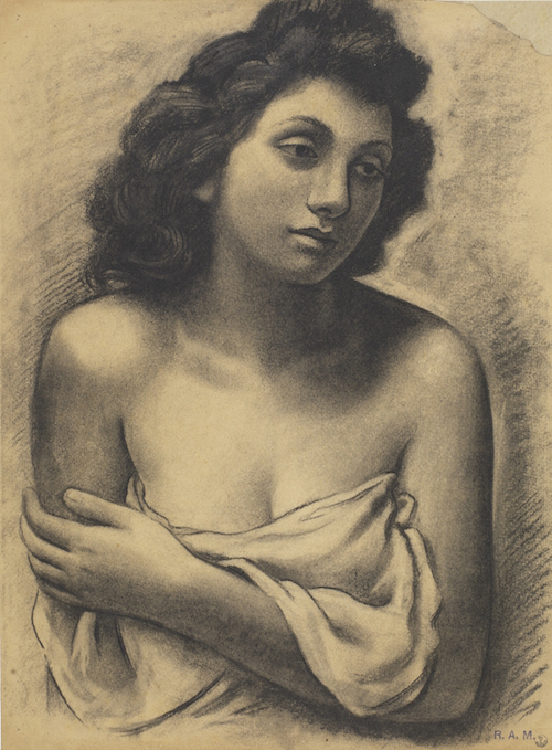 Ruggero Alfredo Michahellis detto RAM (Firenze 1898-1976), La Modella, 1920 circa,
