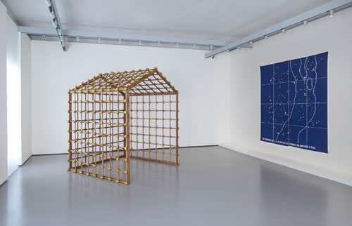 Sigmar Polke, Kartoffelhaus, 1967/1990, Pinault Collection / Sternhimmeltuch, 1968, Private Collection,