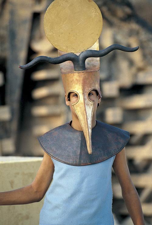 2 maschere e ornamenti