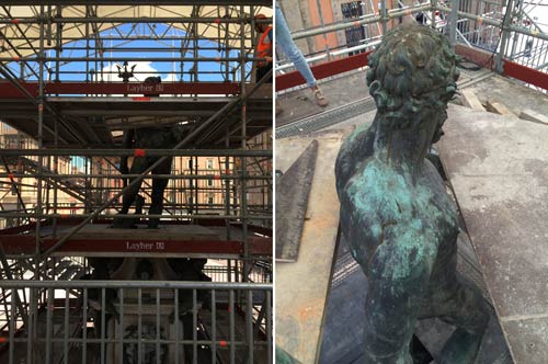 2 restauro nettuno giambologna-foto roberto ravaioli