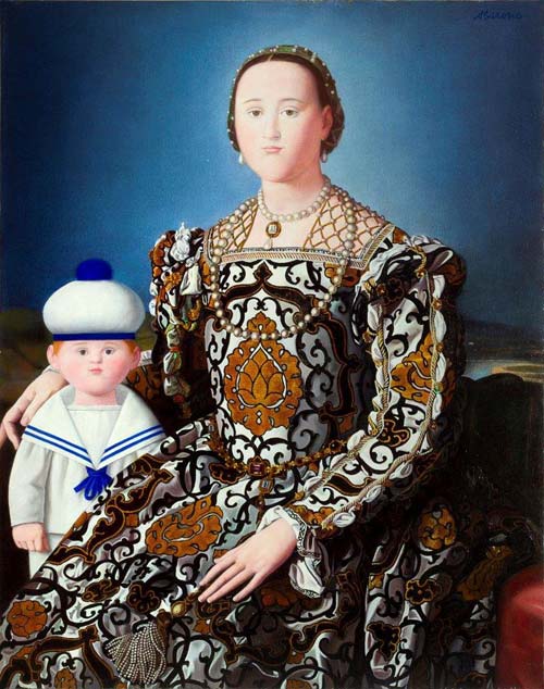 5 antonio bueno eleonora di toledo con il figlio don garcia generalissimo del mare 1984