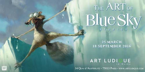 1 locandina esposizione art blue sky studios parigi