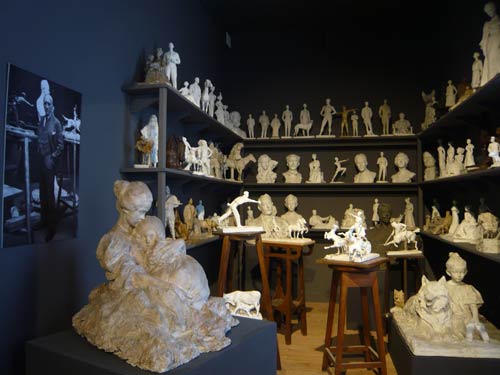 Verbania 2 allestimento gessi per ricostruzione studio di troubetzkoy a parigi