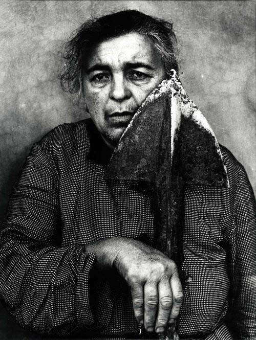 Mario Giacomelli (Senigallia, 1° agosto 1925 - 25 novembre del 2000). Mia Madre, 1959