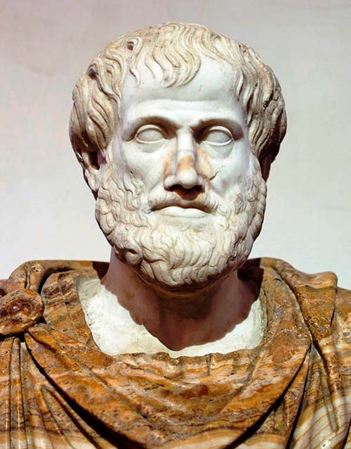 3 copia da lisippo ritratto di aristotele busto in marmo, i o ii secolo louvre parigi