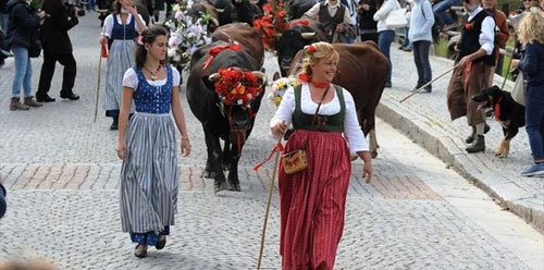 Uno scatto durante l'edizione 2015 della Dévéteya a Cogne 