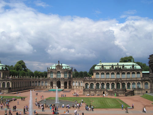 2 dresda veduta del complesso dello zwinger-foto donata brugioni