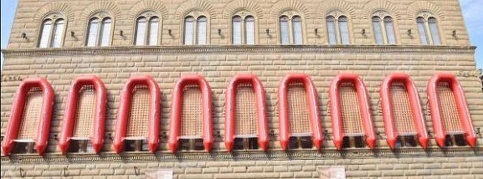 Gommoni facciata palazzo strozzi