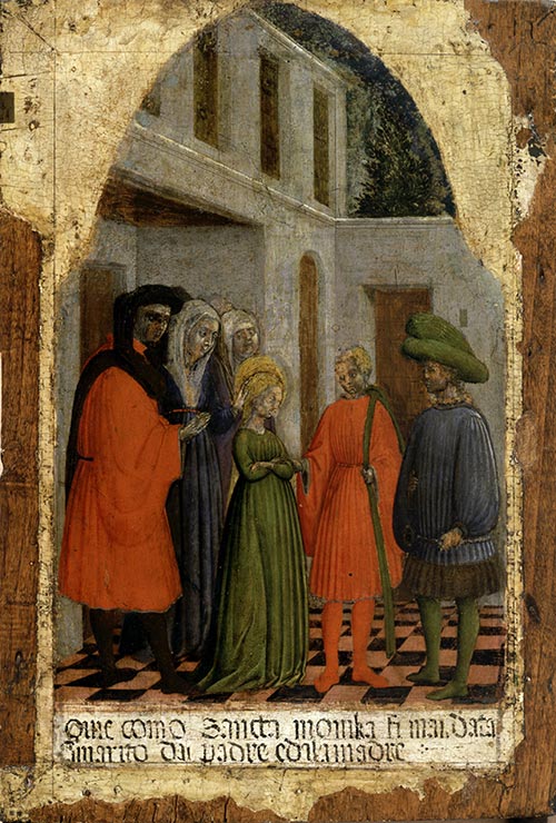 3 antonio vivarini il matrimonio di santa monica 1441 circa