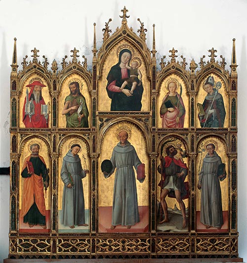 6 antonio e bartolomeo vivarini polittico di arbe 1458