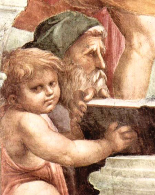 4 raffaello sanzio scuola di atene affresco 1509-1511 circa-particolare