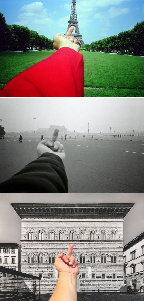 1 ai weiwei study of perspective studio prospettico 1995-2011