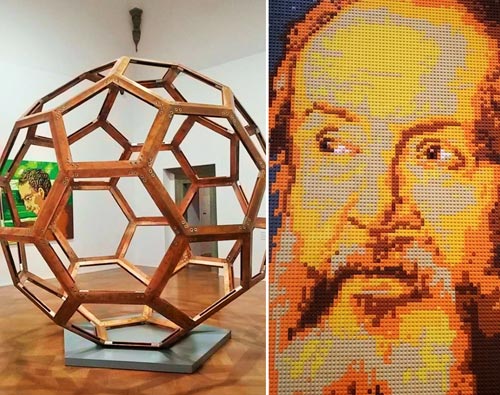 4 ai weiwei untitled wooden ball senza titolo palla di legno 5 galileo galilei in lego 2016