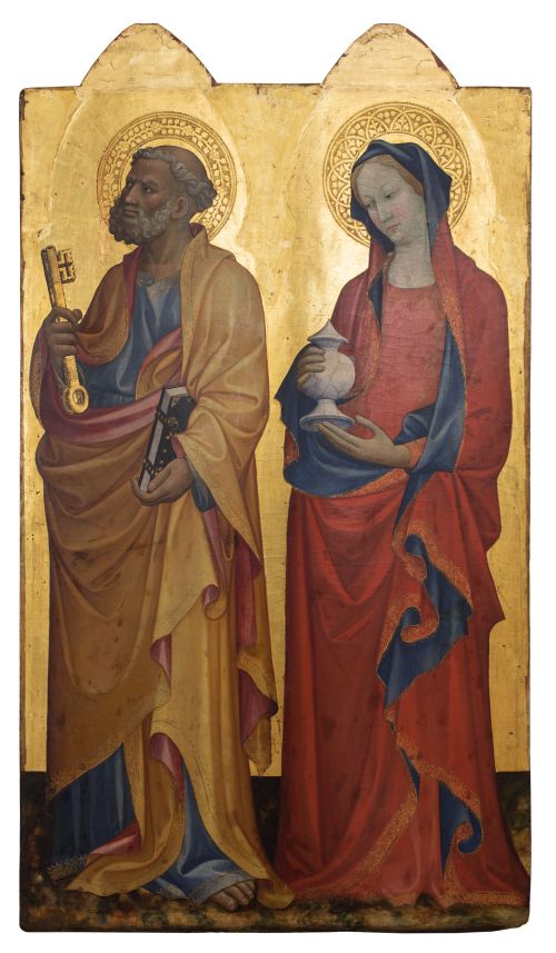Madonna con Bambino in trono e angeli,Santa Margherita d'Antiochia e sant'Andrea,San Pietro e santa Maria Maddalena (pannello di destra)