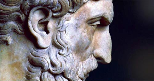 Busto marmoreo di epicuro