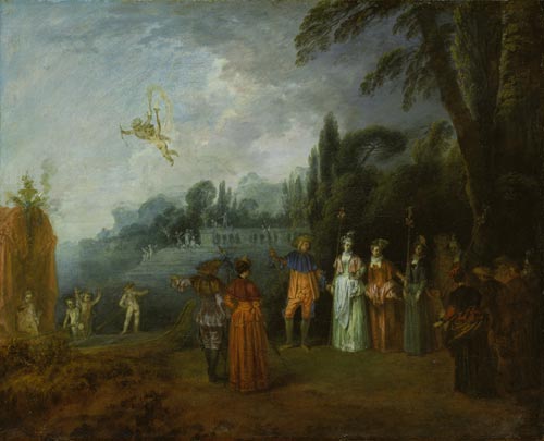 1 antoine watteau l imbarco per citera circa1709-1712