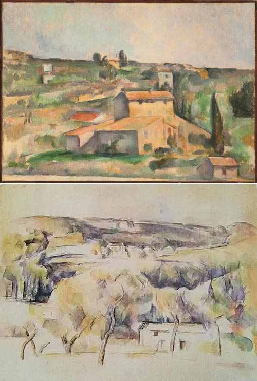 3e4 paul cezanne campagnes de bellevue-paysage provencal