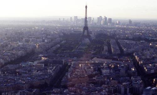 Panorama di parigi dalla tour de montparnasse foto andrea mancaniello