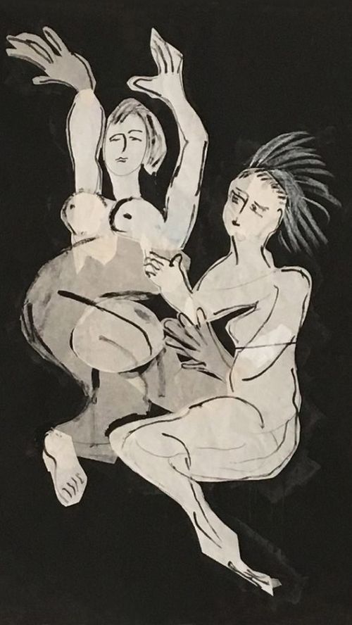 Isabella ducrot una delle sei grafiche originali realizzate per hanjo