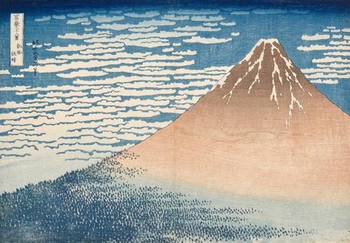 2 katsushika hokusai fuji rosso giornata limpida col vento del sud 1830-32 circa