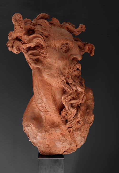 5 javier marin cabeza de hombre barbudo 1997-foto enrico cano