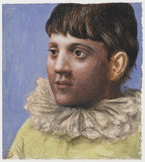 3 pablo picasso portrait d adolescent en pierrot 27 decembre 1922