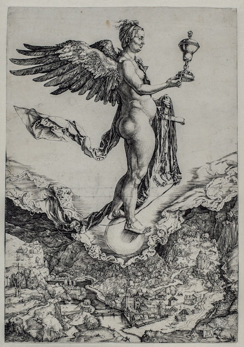 Albrecht Dürer, Nemesis (La grande Fortuna), 1501-1502 circa,