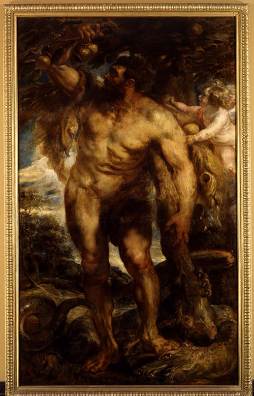 Peter Paul Rubens, Ercole nel giardino delle Esperidi, 1638, olio su tela, 246x168,5 cm, Torino, Galleria Sabauda