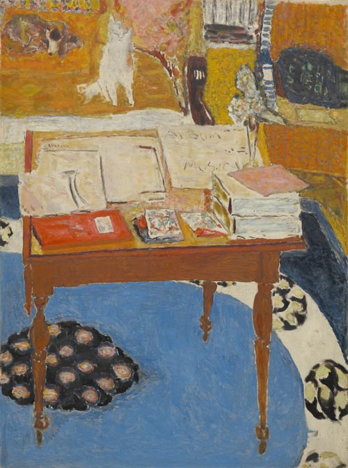 Pierre Bonnard (1867–1947), La table de travail, (Tavolo da lavoro) 1926/37, olio su tela, 121.9 x 91.4 cm, National Gallery of Art, Washington