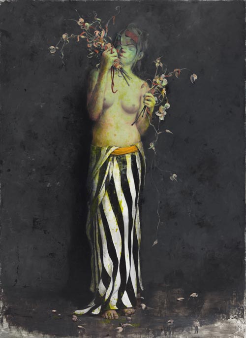 bleibleib / restacorpo, 2016 olio su tela / oil on canvas 300 x 220 cm